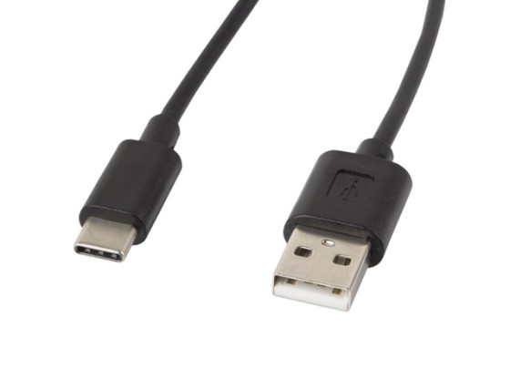 USB-C(M)-&gt;USB-A(M) 2.0 KÁBEL 1,8 M ČIERNY LANBERG