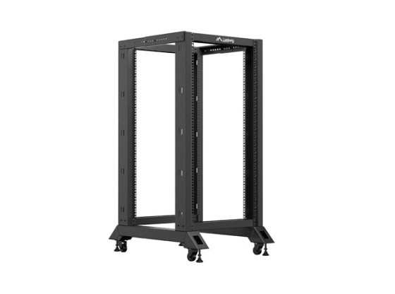 OTVORENÝ RACK 22U 600X800 ČIERNY LANBERG V2