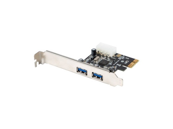 KARTA PCI EXPRESS X1-&gt;2X USB-A 3.1 GEN1 NÍZKOPROFILOVÝ LANBERG