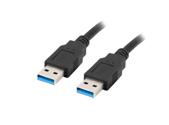 USB-A M/M 3.0 KÁBEL 1M ČIERNY LANBERG