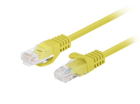 PATCHCORD CAT.6 UTP 7,5 M ŽLTÝ FLUKE PREŠIEL LANBERG