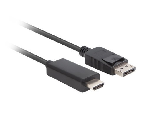 DISPLAYPORT(M) V1.1 ->HDMI(M) KÁBEL 5M ČIERNY LANBERG