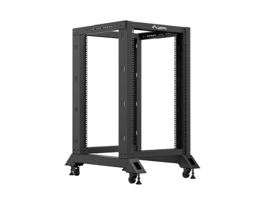 OTVORENÝ RACK 18U 600X800 ČIERNY LANBERG