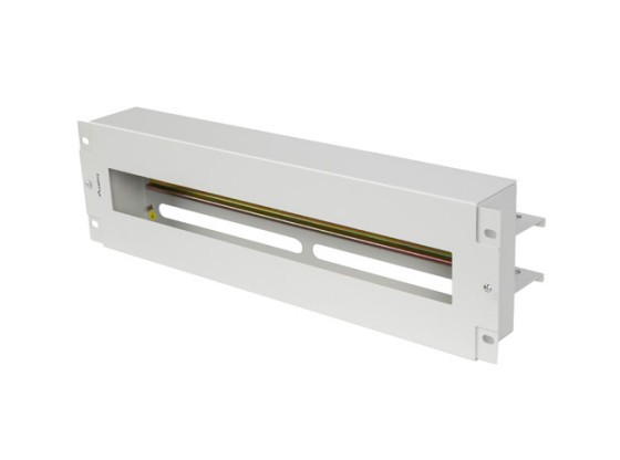 19" 3U NAPÄŤOVÝ ROZVÁDZAČ S DIN LIŠTOU TS-35 SIVÝ LANBERG