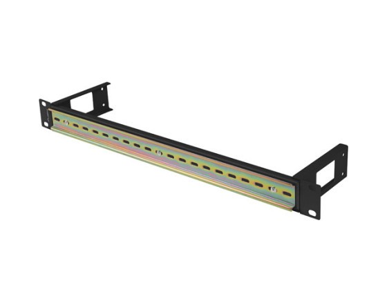MONTÁŽNA LIŠTA DIN TS-35 19" 1U ČIERNA LANBERG