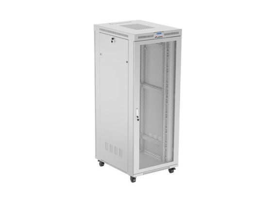 INŠTALAČNÁ SKRIŇA 19" 42U 800X1000 SIVÝ LCD PERFOROVANÉ DVERE LANBERG (PLOCHÉ BALENIE)