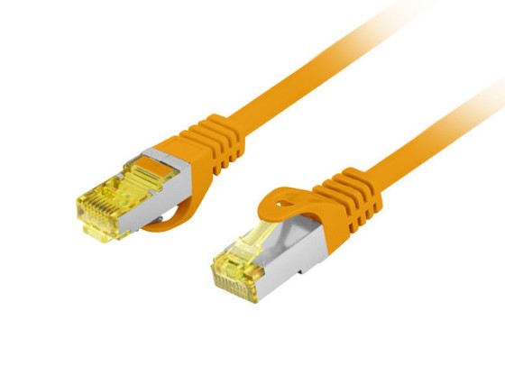 PATCHCORD CAT.6A S/FTP LSZH CU 20M ORANGE FLUKE PASS LANBERG