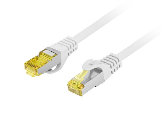 PATCHCORD CAT.6A S/FTP LSZH CU 20M ŠEDÁ FLUKE PREŠIEL LANBERG