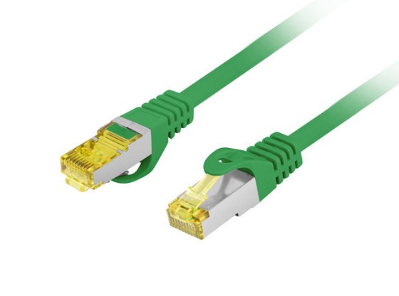 PATCHCORD CAT.6A S/FTP LSZH CU 20M GREEN FLUKE PASS LANBERG