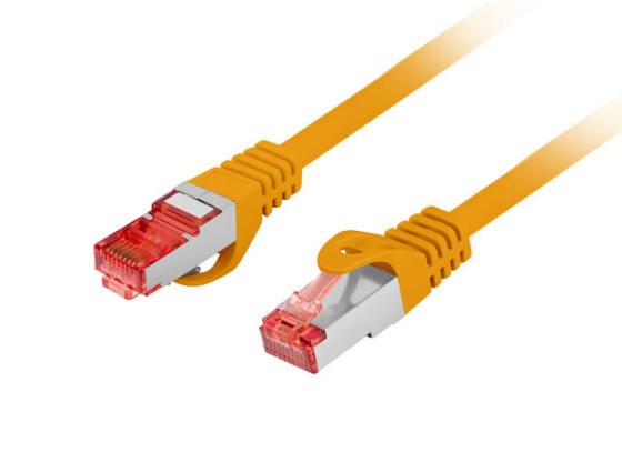 PATCHCORD CAT.6 S/FTP LSZH CU 3M ORANGE FLUKE PASS LANBERG