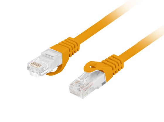 PATCHCORD CAT.6 UTP LSZH CU 5M ORANGE FLUKE PASS LANBERG