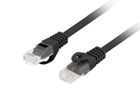 PATCHCORD CAT.6 UTP LSZH CU 20M BLACK FLUKE PASS LANBERG