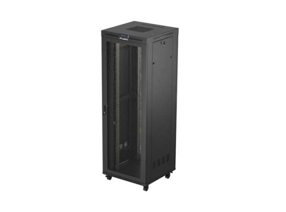 RACKOVÁ INŠTALAČNÁ SKRIŇA 19" 47U 800X800 ČIERNY LCD PERFOROVANÉ DVERE LANBERG (PLOCHÉ BALENIE)