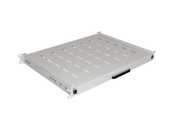 VÝSUVNÁ POLICA PRE 19" RACK 350 MM SIVÁ LANBERG (1U/445X350 MM NOSNOSŤ DO 35 KG, 4-BODOVÁ MONTÁŽ)