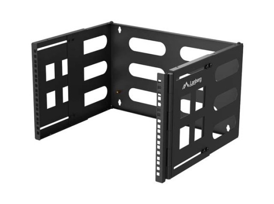 NÁSTENNÝ 19" 6U RACK 497X400/240 ČIERNY LANBERG