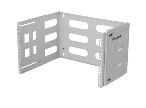 NÁSTENNÝ RACK 19" 6U 497X400/240 SIVÝ LANBERG