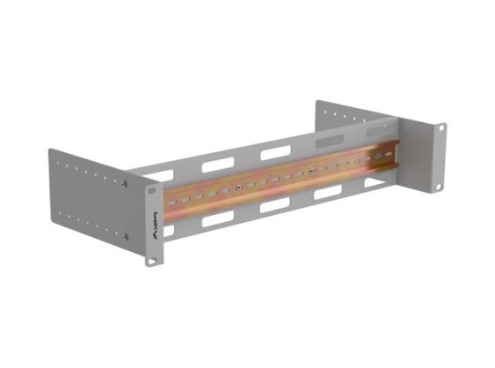 Montážna lišta DIN TS-35 19" 2U, sivá, LANBERG