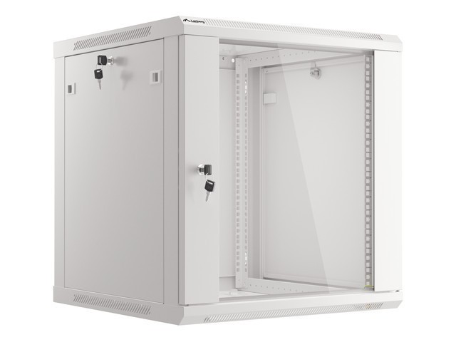 RACKOVÁ SKRIŇA 19" NÁSTENNÁ 12U/600X600 (FLAT PACK) V2 SIVÁ LANBERG