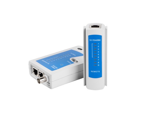 SIEŤOVÝ LAN TESTER RJ45, RJ12, RJ11, KOAXIÁLNY KÁBEL LANBERG