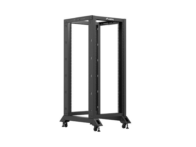 OTVORENÝ RACK 27U 600X800 ČIERNY LANBERG V2