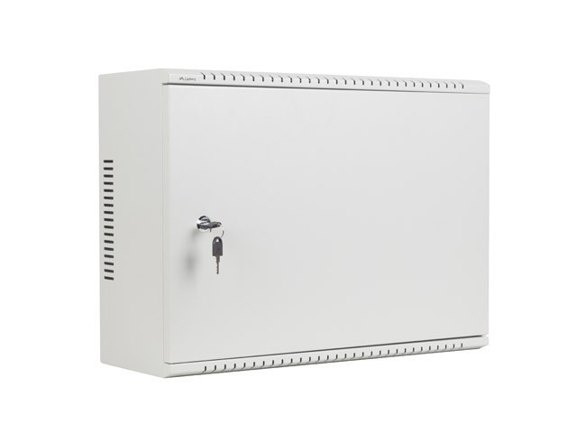 RACKOVÁ SKRIŇA 19" NÁSTENNÁ 4U+3U/540X200 NÍZKOPROFILOVÁ SIVÁ LANBERG (ZMONTOVANÁ)